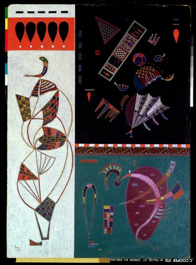 Division Unite, 1943 door Wassily Kandinsky